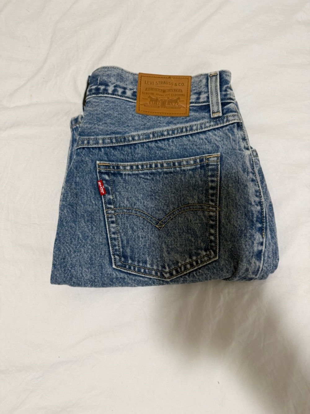 Levi's women’s Light Blue Jean skirt